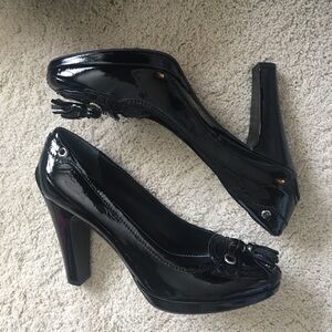 The original car shoe black heel